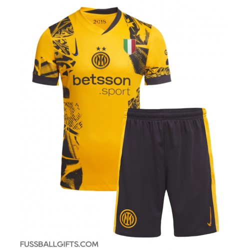 Inter Milan Fußballbekleidung 3rd trikot Kinder 2024-25 Kurzarm (+ kurze hosen)